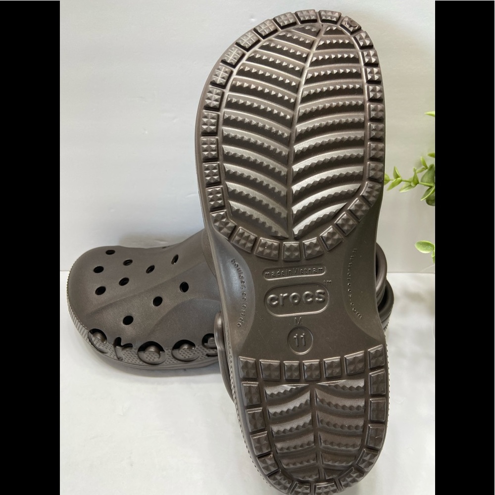 NEW Crocs Baya l Slip On Clogs Brown M10/W12,M11 - Picture 5 of 10